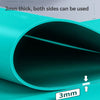 A 3mm thick rubber plate with a hollow design, showing both sides can be used.