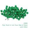 Green round 1x1 plate with flower edge building blocks, 300 pieces.