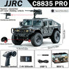 JJRC C8835 PRO off-road climbing vehicle with remote control and winch components