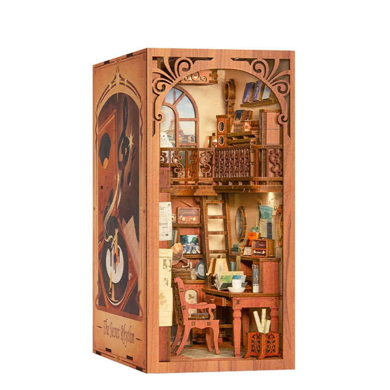 Eternal Bookstore DIY Book Nook Kit with LED Lighting