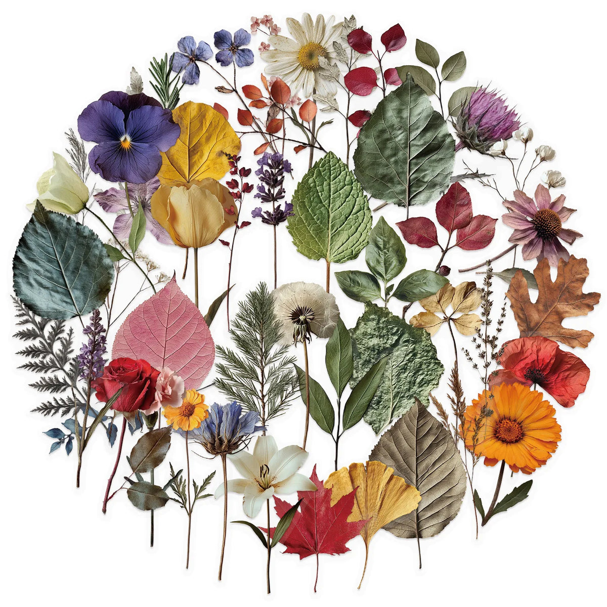 Cute Plant Stickers - Waterproof Botanical Decals for Laptops, Phones & More