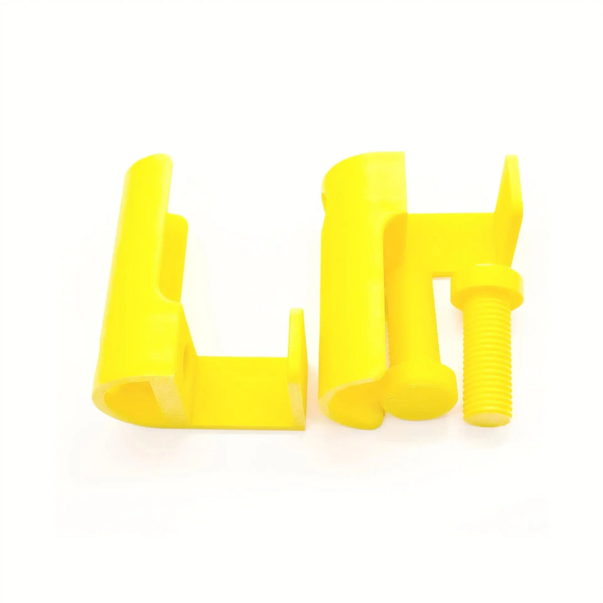 Yellow adjustable diamond painting canvas stand with a table clamp and roller.
