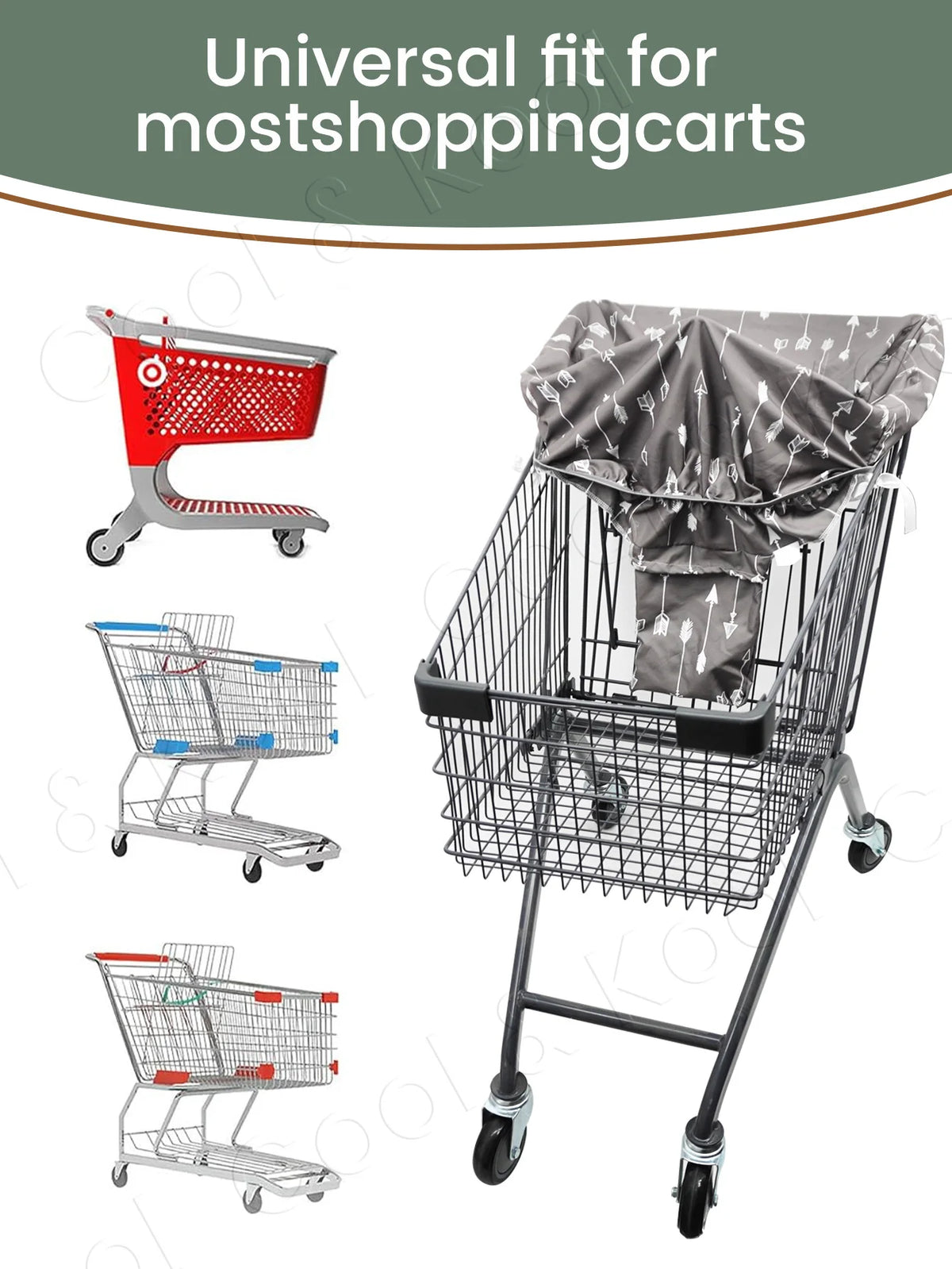 Waterproof Shopping Cart Cover for Babies & Toddlers