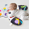 High-Contrast Tummy Time Pillow for Baby Sensory Development