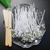 Cotton Candle Wicks Kit with Metal Stands (50-Piece)