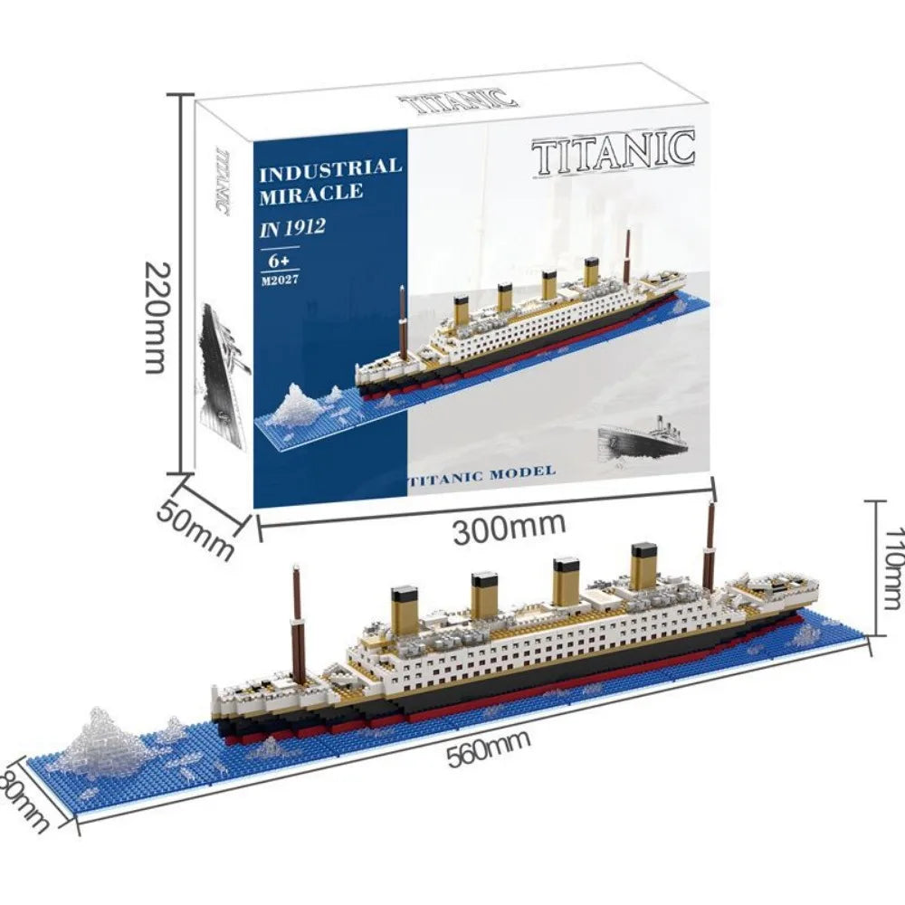 Titanic Cruise Ship Model Building Blocks Set
