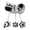 Black and White Animal Hanging Toys for Baby Car Seat and Stroller