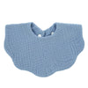 Cotton Baby Bibs with Burp Cloth – Soft Solid Color Bandana Scarf