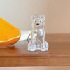 Transparent Dog Fur Keepsake Keychain