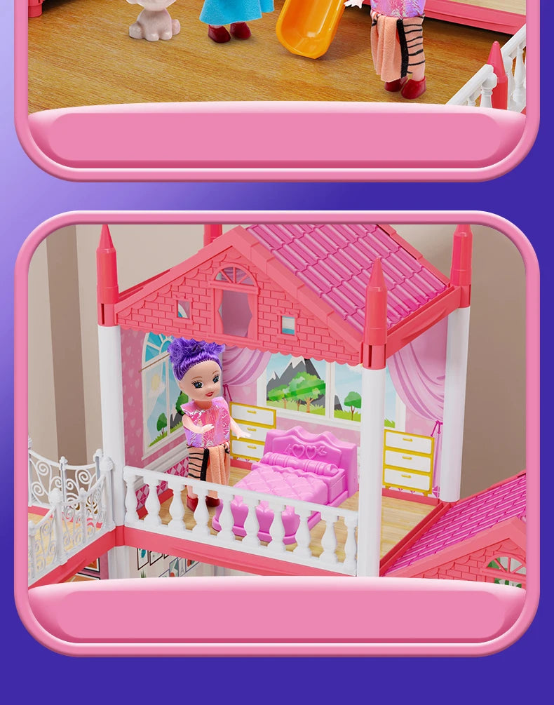 3D Princess Castle Dollhouse Building Kit