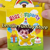 Lemon FunToy Store party box featuring a cute character and yellow toy figurine