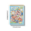 A colorful sticker book titled Miniature Scene 3D featuring various characters and scenes for scrapbooking and journaling.