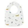 Soft Cotton Waterproof Baby Bibs (3-Pack, U-Shaped Design)