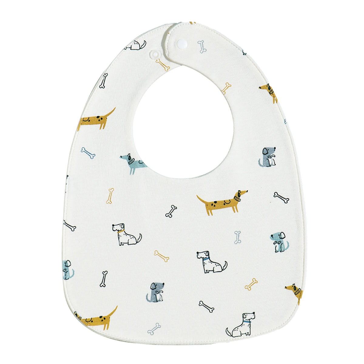 Soft Cotton Waterproof Baby Bibs (3-Pack, U-Shaped Design)