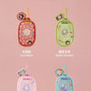 A collection of four LABUBU characters hair salon series doll bags and pendant keychains featuring Loose Waves, Master Hairst