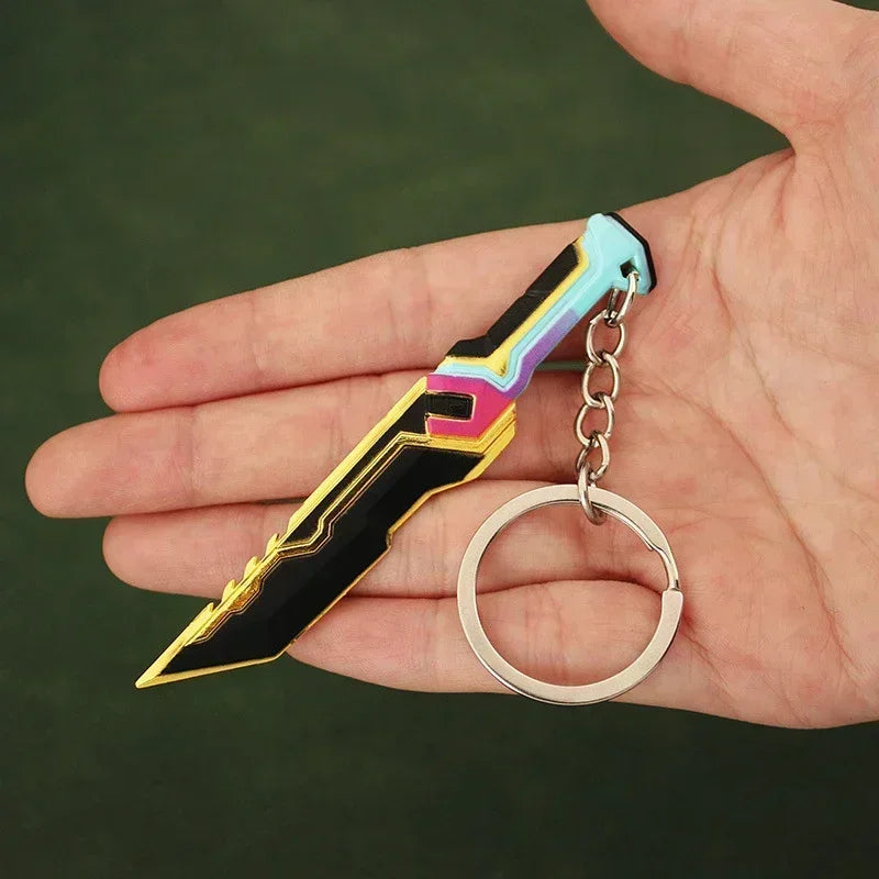 Valorant Reaver 2.0 Karambit Metal Keychain
