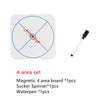 A magnetic teaching board set including a spinner and a watercolor pen