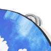 Blue Sky Peace Dove Double Decker Tambourine Set