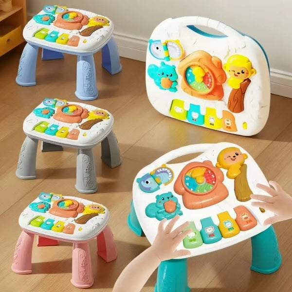 Interactive Musical Activity Table for Toddlers with Lights and Sounds