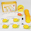 Montessori Wooden Clock Toy for Kids Learning Time