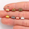 100-Piece Metal Bead Bails for Jewelry Making
