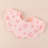 Cotton Baby Bibs with Burp Cloth – Soft Solid Color Bandana Scarf