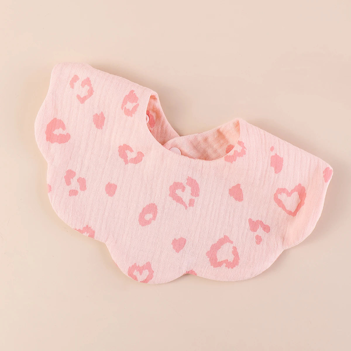Cotton Baby Bibs with Burp Cloth – Soft Solid Color Bandana Scarf