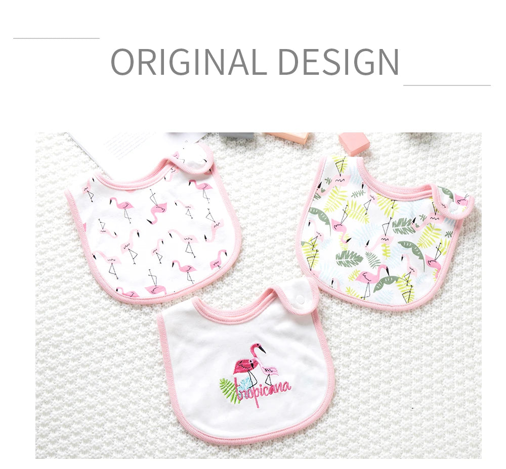 Cotton Bandana Bibs for Babies (3-Pack)