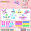 A set of 18 balloon modeling kits featuring various colored balloons and tools for DIY crafting