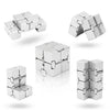 Infinity Cube Fidget Toy – Durable Metal & Plastic Stress Reliever