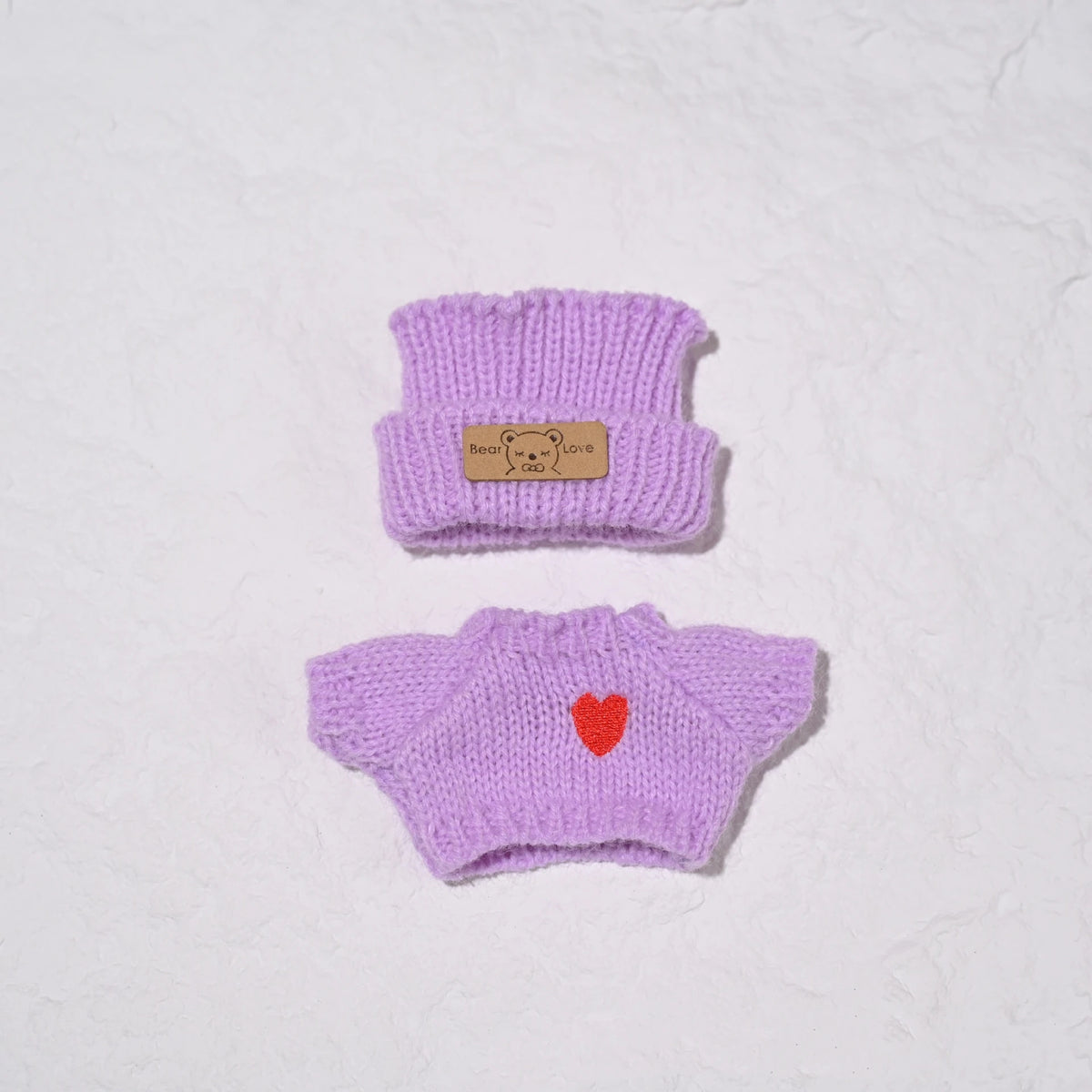 17cm Doll Sweater & Backpack Outfit Set for Labubu Accessories