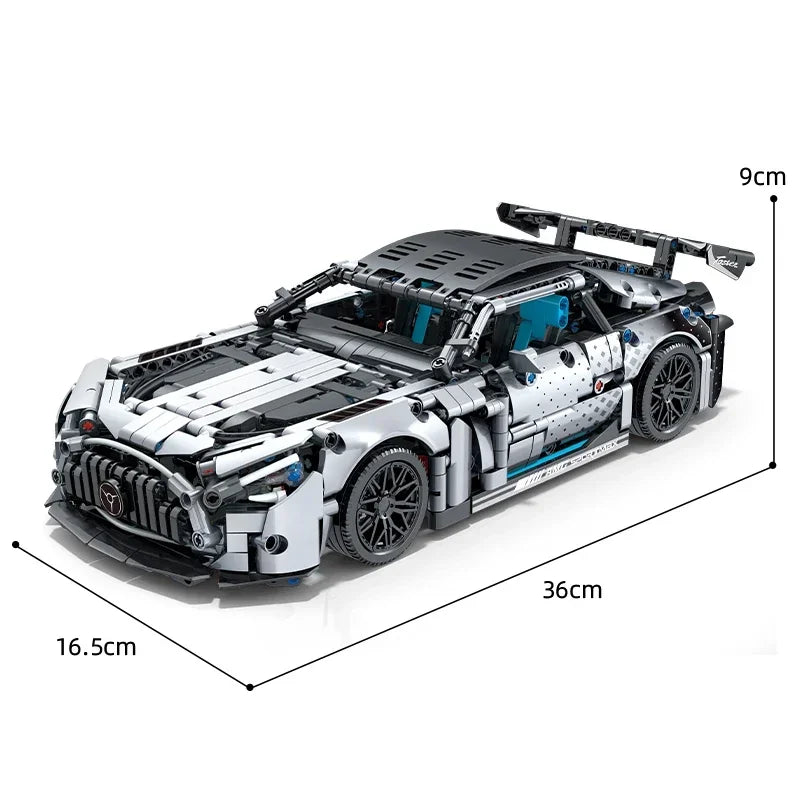 Racing Car Building Blocks Set – 1:14 Scale Technical Sports Vehicle Model Kit for Adults