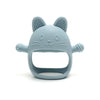 Baby Teething Mittens - Food-Grade Silicone Chew Glove with Cute Bunny Design