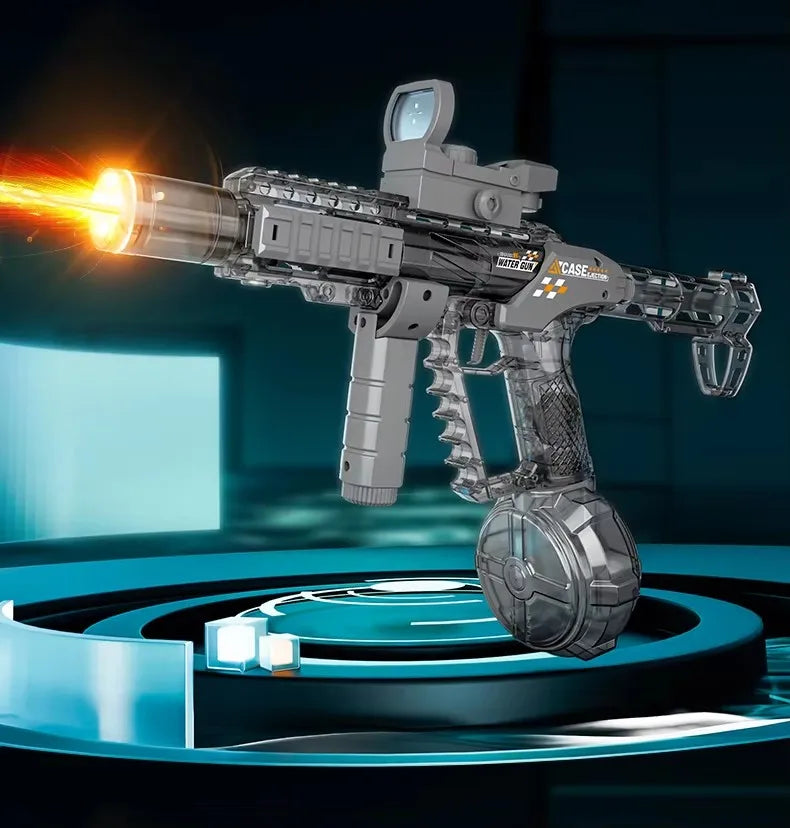 Electric Water Gun with Long-Range Shooting and Light Effects