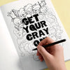 Graffiti Line Art Coloring Book for Adults
