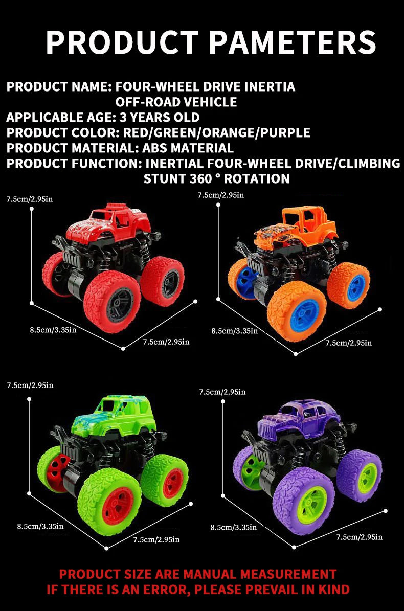 360° Spin Off-Road Stunt Car Toy