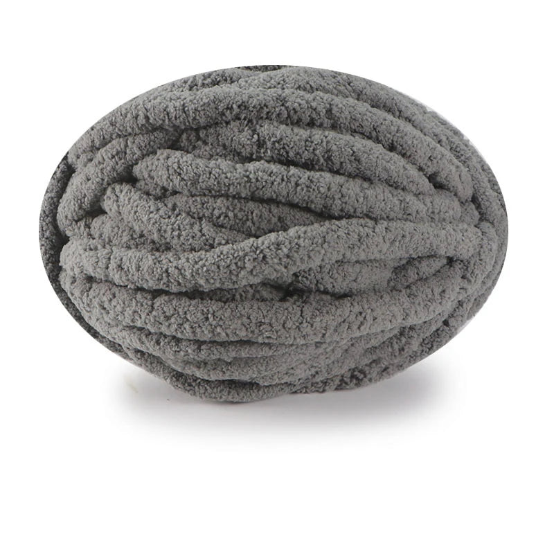 Chunky Chenille Yarn for Knitting and Crochet