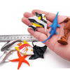 56-Piece Ocean Animal Figurines Set with Coral and Sea Creatures