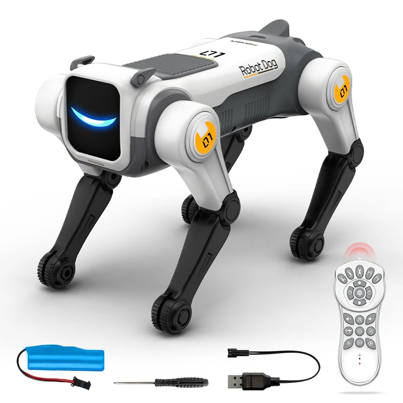 Interactive Robot Dog with Voice Commands and Dance Moves