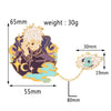 Jujutsu Kaisen Enamel Badge Set with Chain