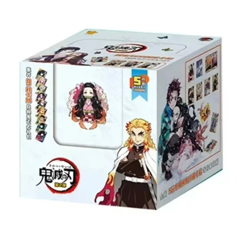 Box of Demon Slayer SSP Diamond Rare Cards featuring Tanjirou and Nezuko