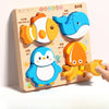Montessori 3D Wooden Animal & Traffic Puzzle for Kids