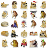 A collection of funny animal meme stickers featuring various dogs and cats.