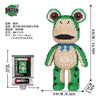 43cm Creative Bear Building Blocks – Candy Color Fluid Art Model for Adults