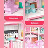 Dream Villa Dollhouse Playset with Furniture for Kids
