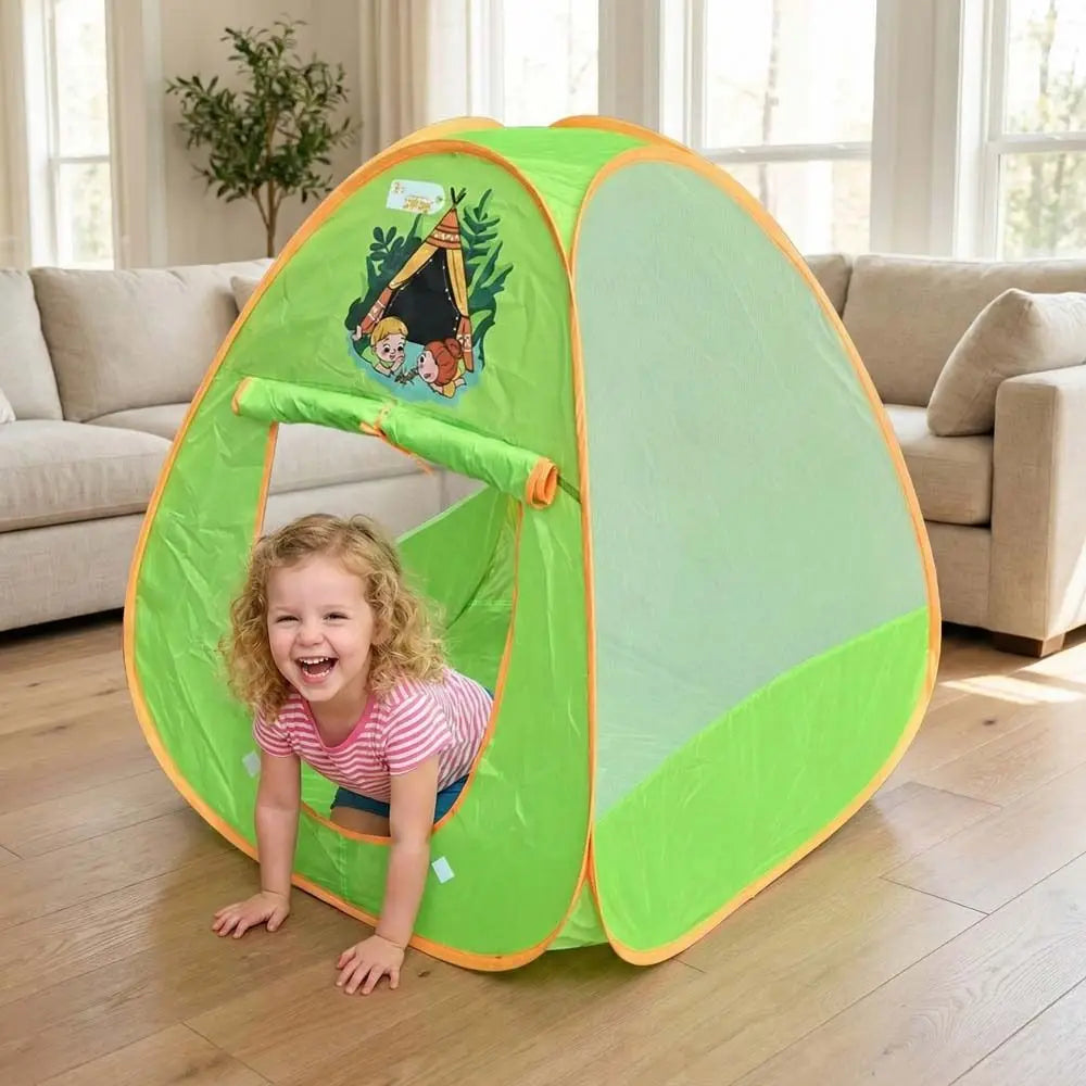 Foldable Kids Play Tent with Instant Setup - Indoor & Outdoor Adventure