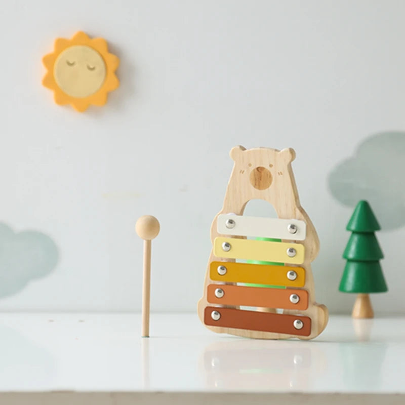 Cartoon Elephant Xylophone Musical Toy for Toddlers