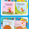 A collection of colorful pocket books for early learning featuring illustrations and text.