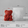 3D Bear Hug Rose Silicone Mold for DIY Crafts
