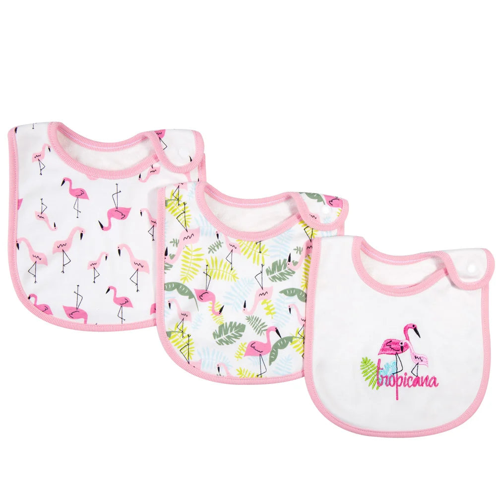 Cotton Bandana Bibs for Babies (3-Pack)